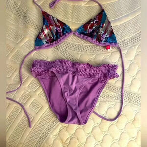 Victoria’s Secret size S purple sequins